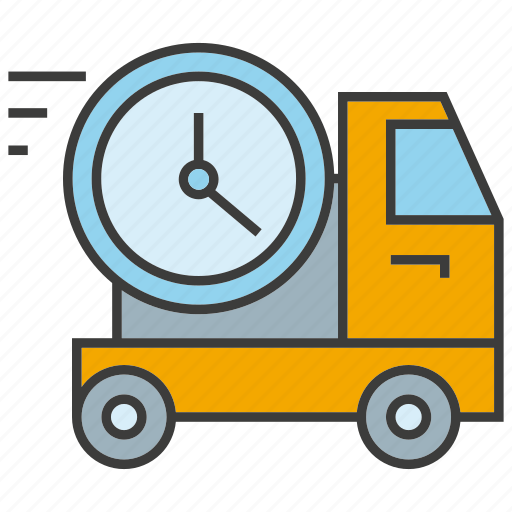 Car, delivery, fast, send, shipping, time, truck icon - Download on Iconfinder