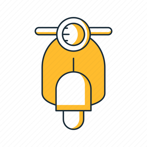 Bike, delivery, motorcycle, scooter, transport icon - Download on Iconfinder