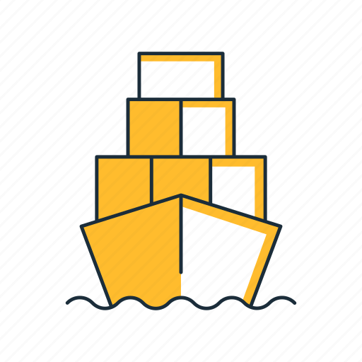 Logistics, sea, ship, shipping, transport, vessel icon - Download on Iconfinder
