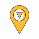gps, location, marker, navigation, pin