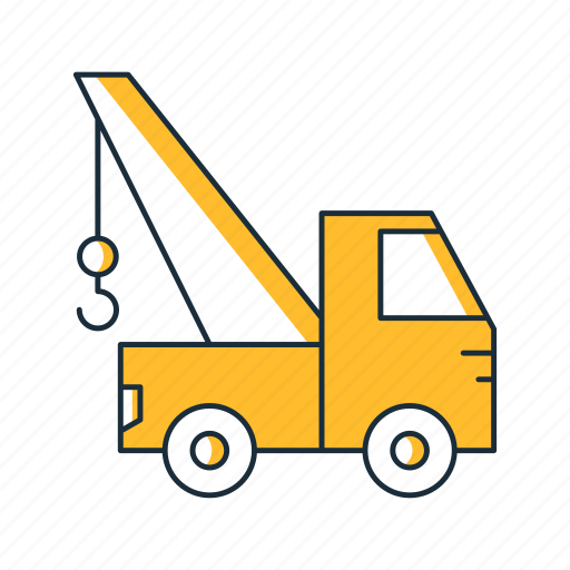 Construction, crane, crane truck, equipment, hoist, truck icon - Download on Iconfinder