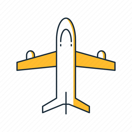 Aerial, aircraft, airline, flight, fly, plane icon - Download on Iconfinder