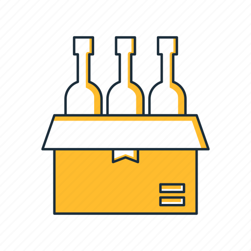 Beverage, bottle, box, package, parcel, wine icon - Download on Iconfinder