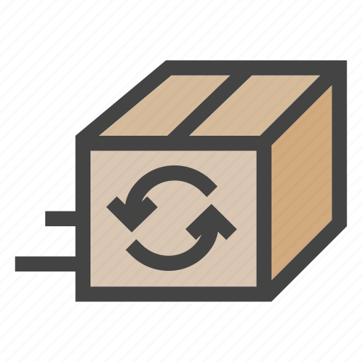 Shipping, box, delivery, package, transport, exchange icon - Download on Iconfinder