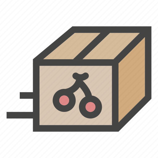 Fruit, fresh, box, shipping, package, delivery icon - Download on Iconfinder