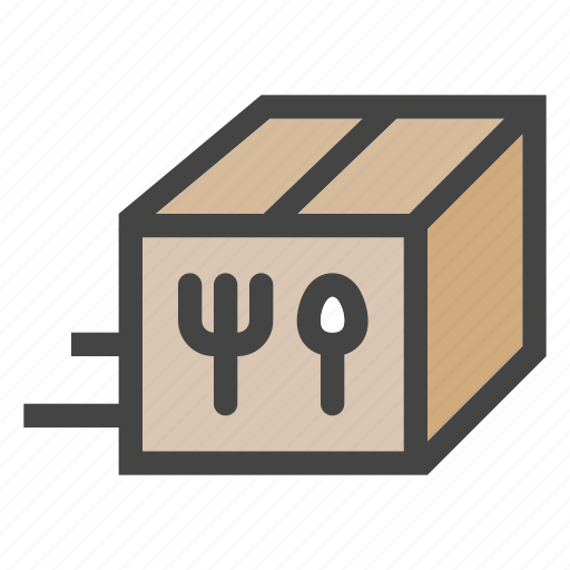 Food, box, shipping, cooking, kitchen, package, delivery icon - Download on Iconfinder