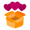 love, favorite, package, delivery, shipping