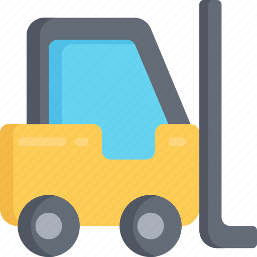 Delivery, forklift, logistics, shipping, warehouse icon - Download on Iconfinder