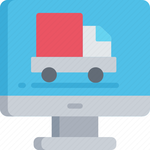 Computer, delivery, logistics, online, shipping icon - Download on Iconfinder
