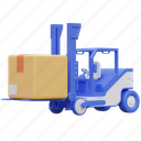 forklift, delivery, shipping, logistic, box, cargo, warehouse 