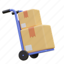 package dolly, shipping trolley, shopping cart, trolley, delivery, shipping, logistic 
