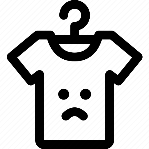 Casual, clothes, frown, negative, shirt icon - Download on Iconfinder