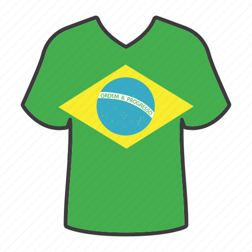 World, flag, country, national, brazil, shirt, flags icon - Download on Iconfinder