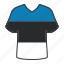 estonia, flags, national, country, flag, shirt, world 