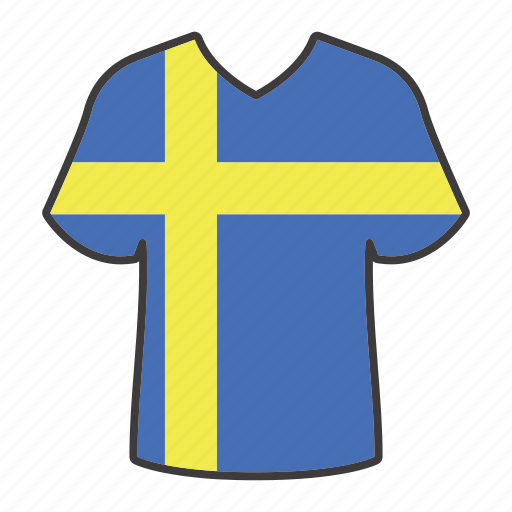 World, sweden, country, national, flag, shirt, flags icon - Download on Iconfinder