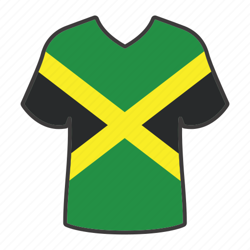 Jamaica, flag, world, country, national, shirt, flags icon - Download on Iconfinder