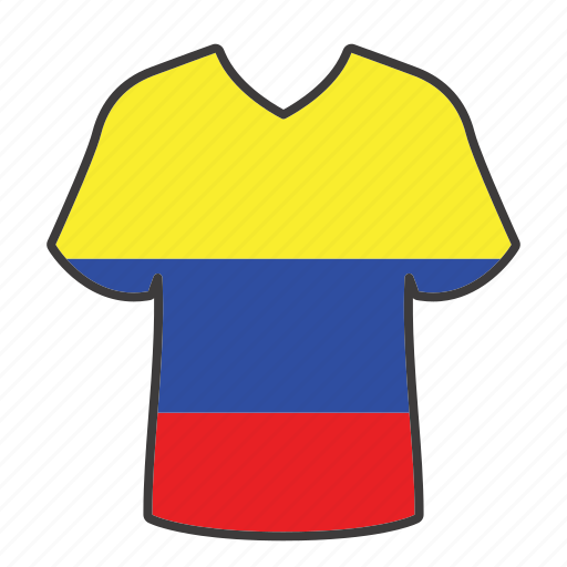 World, flag, country, national, colombia, shirt, flags icon - Download on Iconfinder