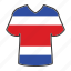 world, flag, country, national, costa rica, shirt, flags 