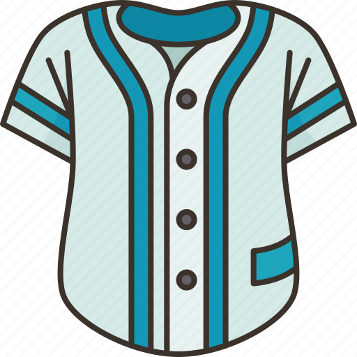 Baseball, shirt, sports, wear, athletic icon - Download on Iconfinder