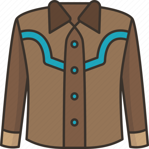 Western, shirt, cow, boy, style icon - Download on Iconfinder