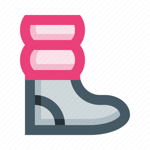 High, boot, shoes, footwear, winter, wear, apparel icon - Download on Iconfinder