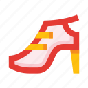 shoe, heel, sandals, footwear, woman, fashion, girl