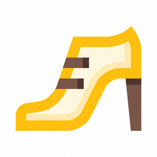 Shoe, heel, shoes, footwear, woman, wear, fashion icon - Download on Iconfinder