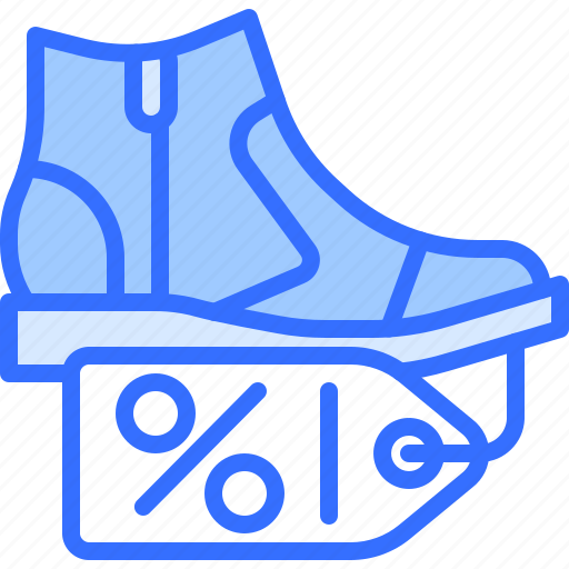 Shoes, discount, badge, footwear, boot, clothes, shop icon - Download on Iconfinder