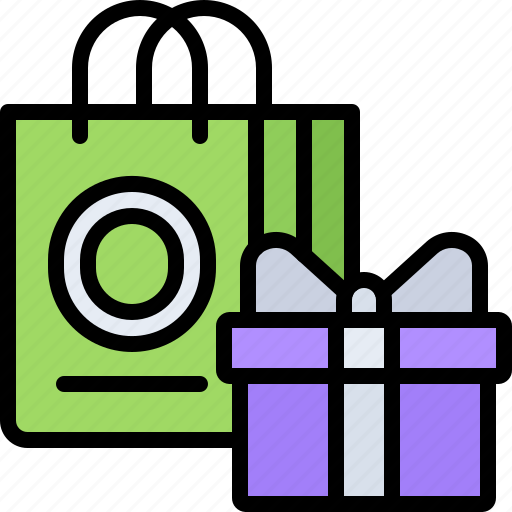 Bag, gift, box, shop, store, commerce, ecommerce icon - Download on Iconfinder