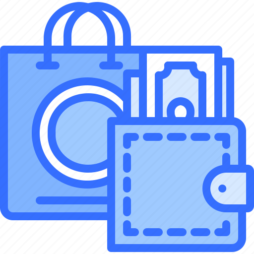 Bag, wallet, money, shop, store, commerce, ecommerce icon - Download on Iconfinder