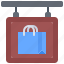 bag, sign, signboard, shop, store, commerce, ecommerce 