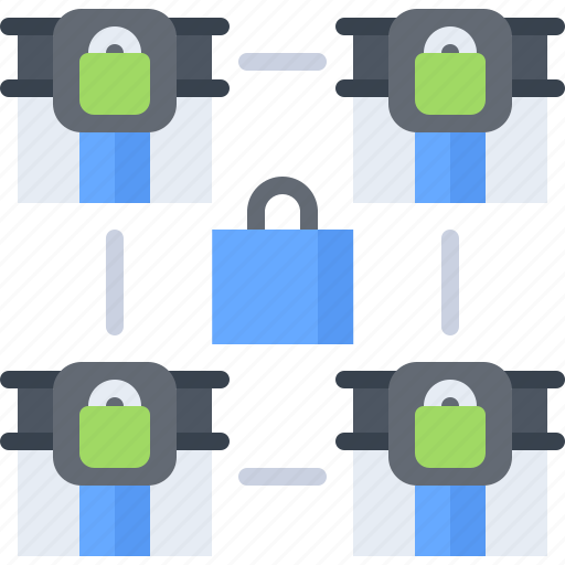 Chain, bag, building, shop, store, commerce, ecommerce icon - Download on Iconfinder