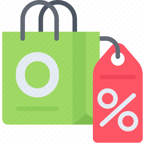 Bag, badge, discount, shop, store, commerce, ecommerce icon - Download on Iconfinder