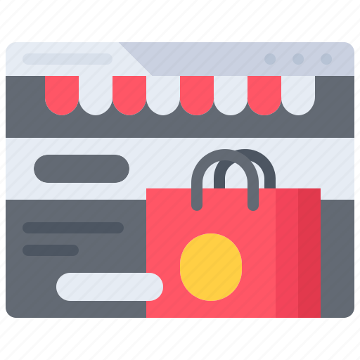 Website, bag, shop, store, commerce, ecommerce icon - Download on Iconfinder