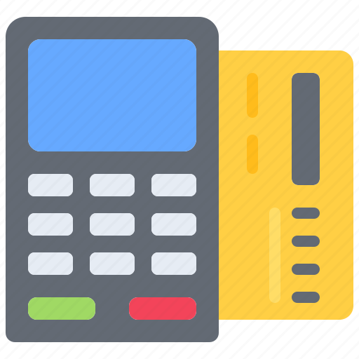 Payment, purchase, card, terminal, shop, store, commerce icon - Download on Iconfinder