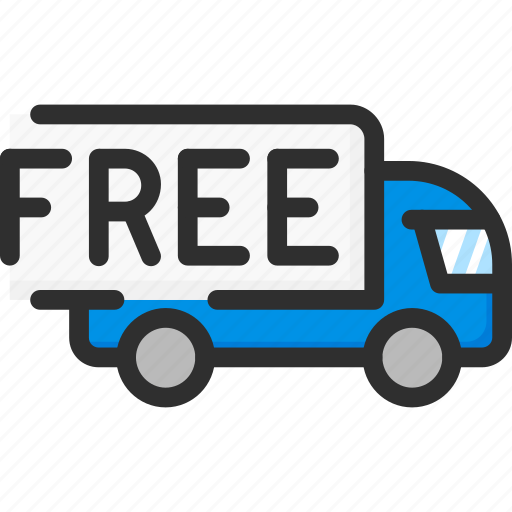 Delivery, free, shipping, store, truck, van icon - Download on Iconfinder
