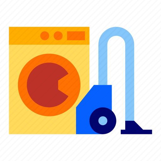 Household, appliance, vacuum, cleaner, wacher icon - Download on Iconfinder
