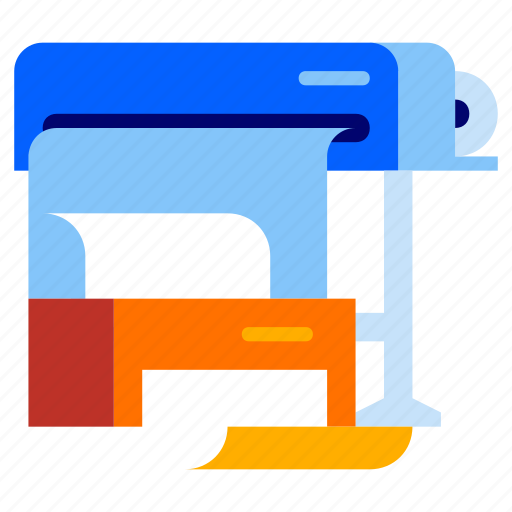 Printer, print, paper, office, document icon - Download on Iconfinder