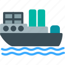 ship, cargo, ocean, shipping, transport, travel, water 