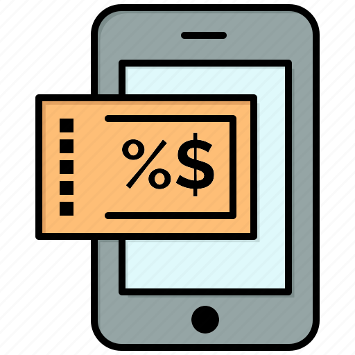 Discount, mobile, shopping icon - Download on Iconfinder