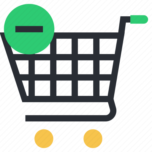 Delete from cart, ecommerce, online shopping, remove from cart, shopping cart icon - Download on Iconfinder