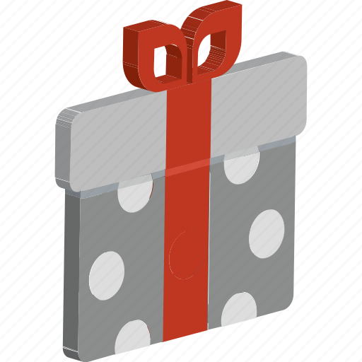 Box with ribbon, gift, gift box, present, present box, wrapped gift icon - Download on Iconfinder