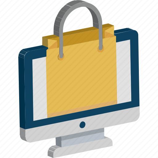 E commerce, monitor, online shop, online shopping, shopping cart icon - Download on Iconfinder
