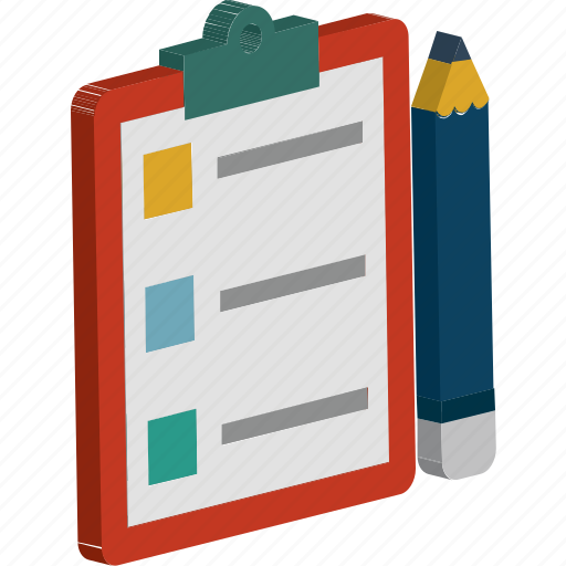 Checklist, list, memo, pen, shopping list icon - Download on Iconfinder