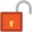 lock open, login, padlock, password, privacy, security, unlock 