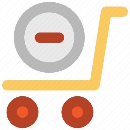 Ecommerce, empty cart, remove sign, shopping, supermarket, trolley icon - Download on Iconfinder