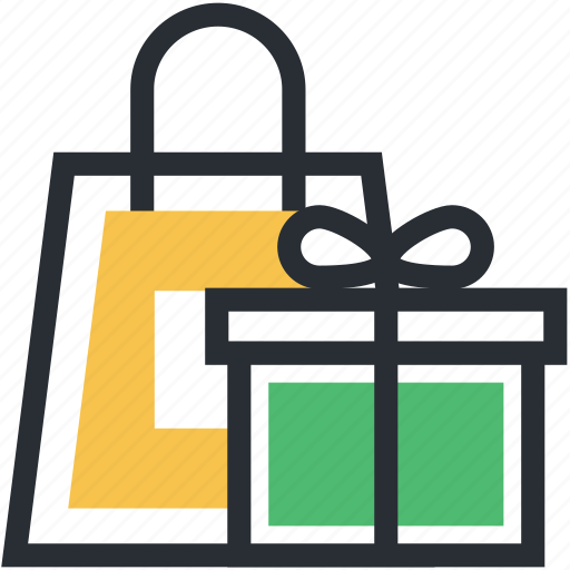 Gift box, gift hamper, gift shopping, shopping, shopping bag icon - Download on Iconfinder