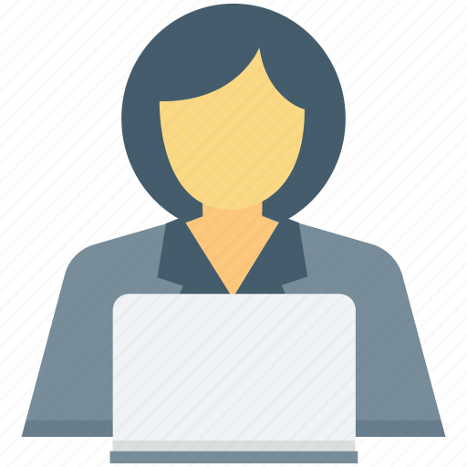Female avatar, female manager, lady, receptionist, woman icon - Download on Iconfinder