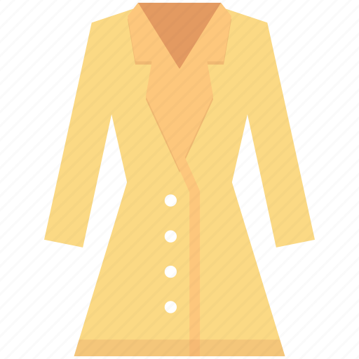 Evening gown, gown, nightgown, overcoat, trench coat icon - Download on Iconfinder