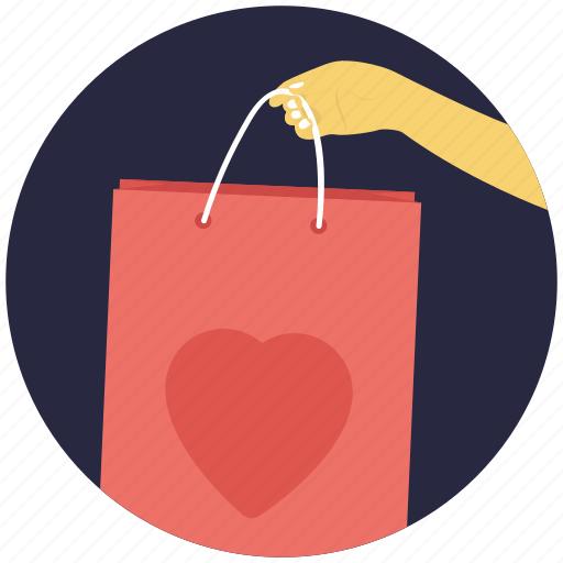 Bag, love shopping, shopper bag, shopping bag, valentine gift icon - Download on Iconfinder